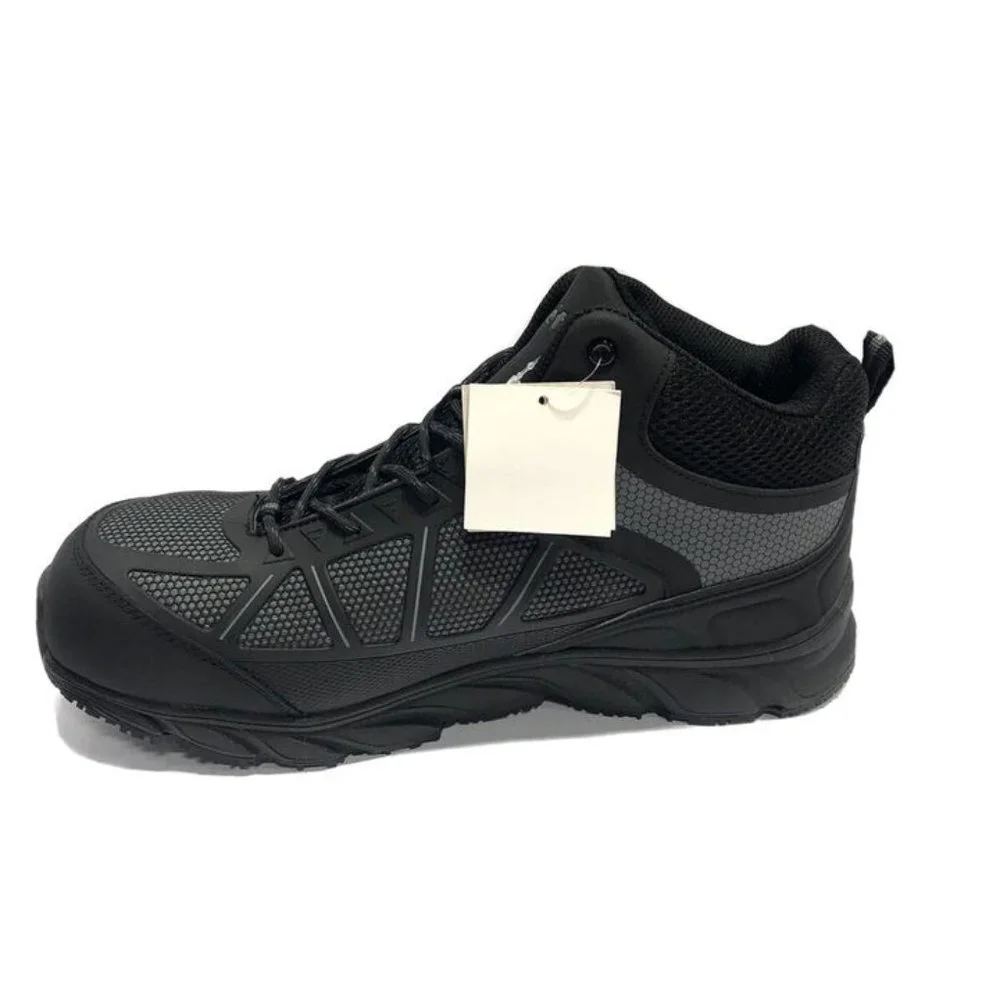 Propet Men’s Seely Hi Dark Grey/Black Boots Size 12 (3E)